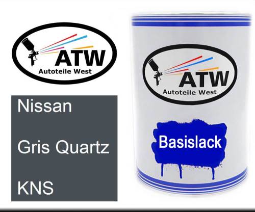 Nissan, Gris Quartz, KNS: 500ml Lackdose, von ATW Autoteile West.